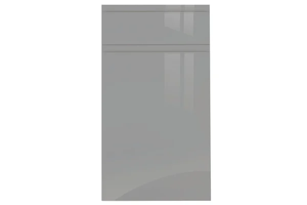Jayline handleless replacement kitchen door and drawer front in Gloss Dust Grey