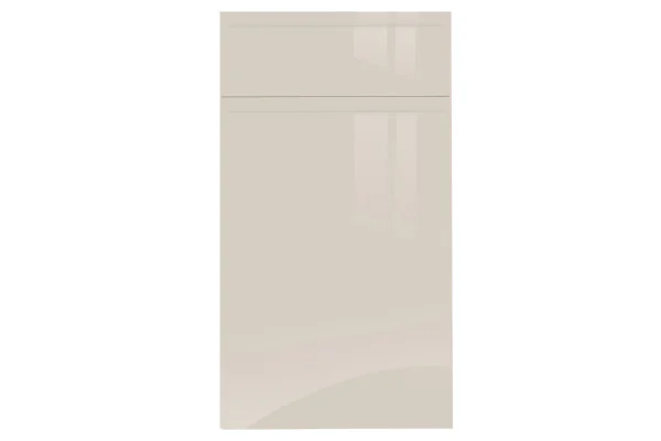 Jayline handleless replacement kitchen door and drawer front in Gloss Cashmere