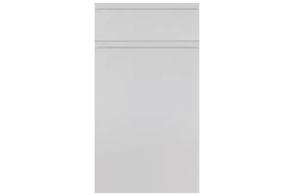 Jayline handleless replacement kitchen door and drawer front in Matt Light Grey