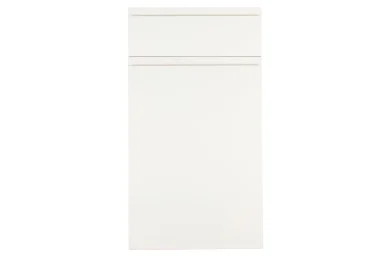 Jayline handleless replacement kitchen door and drawer front in Matt White