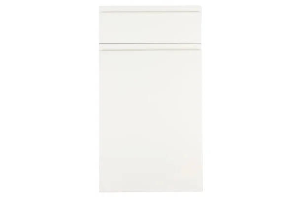 Jayline handleless replacement kitchen door and drawer front in Matt White