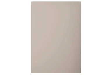 Lucente handleless replacement kitchen door and drawer front in Matt Cashmere (alternative view)