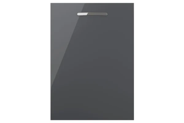 Vivo slab replacement kitchen door and drawer front in Gloss Anthracite