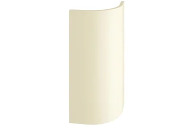 Vivo slab replacement kitchen door and drawer front in Gloss Ivory (alternative view)
