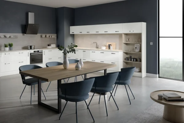 kitchen-door-vivo-gloss-slab-white-main-1 Vivo slab kitchen in Gloss White, fitted room view