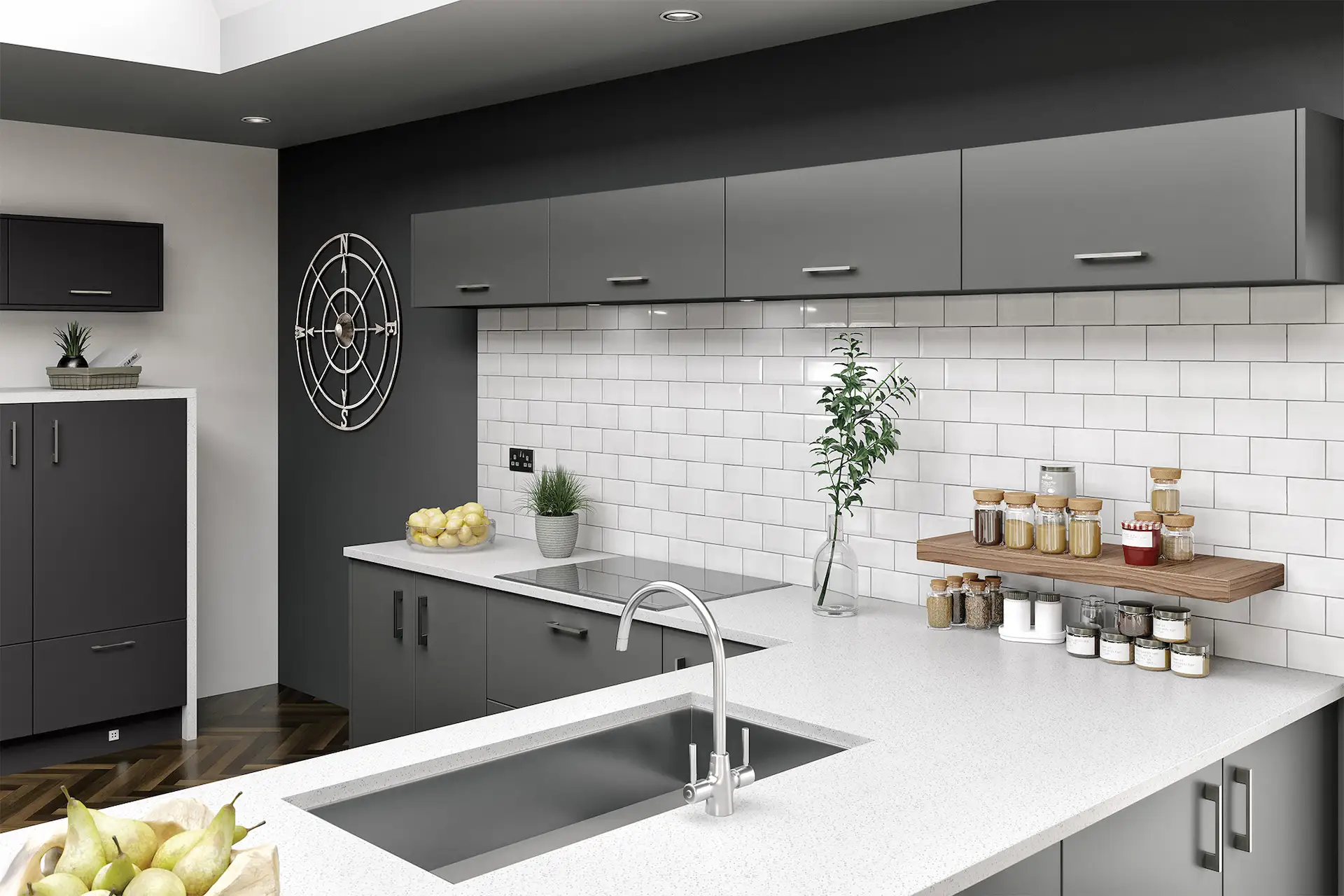 kitchen-door-vivo-matt-dust-grey-main-2 Vivo kitchen in Matt Dust Grey, fitted room view (alternative view)