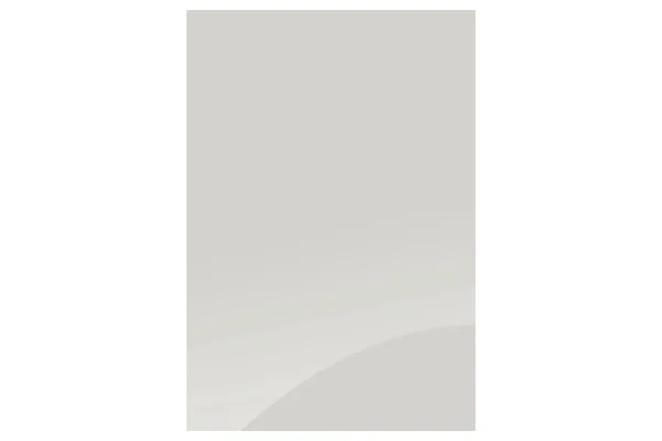 Ora slab replacement kitchen door and drawer front in Gloss Light Grey