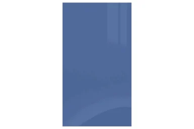 Zur replacement kitchen door and drawer front in Gloss Baltic Blue