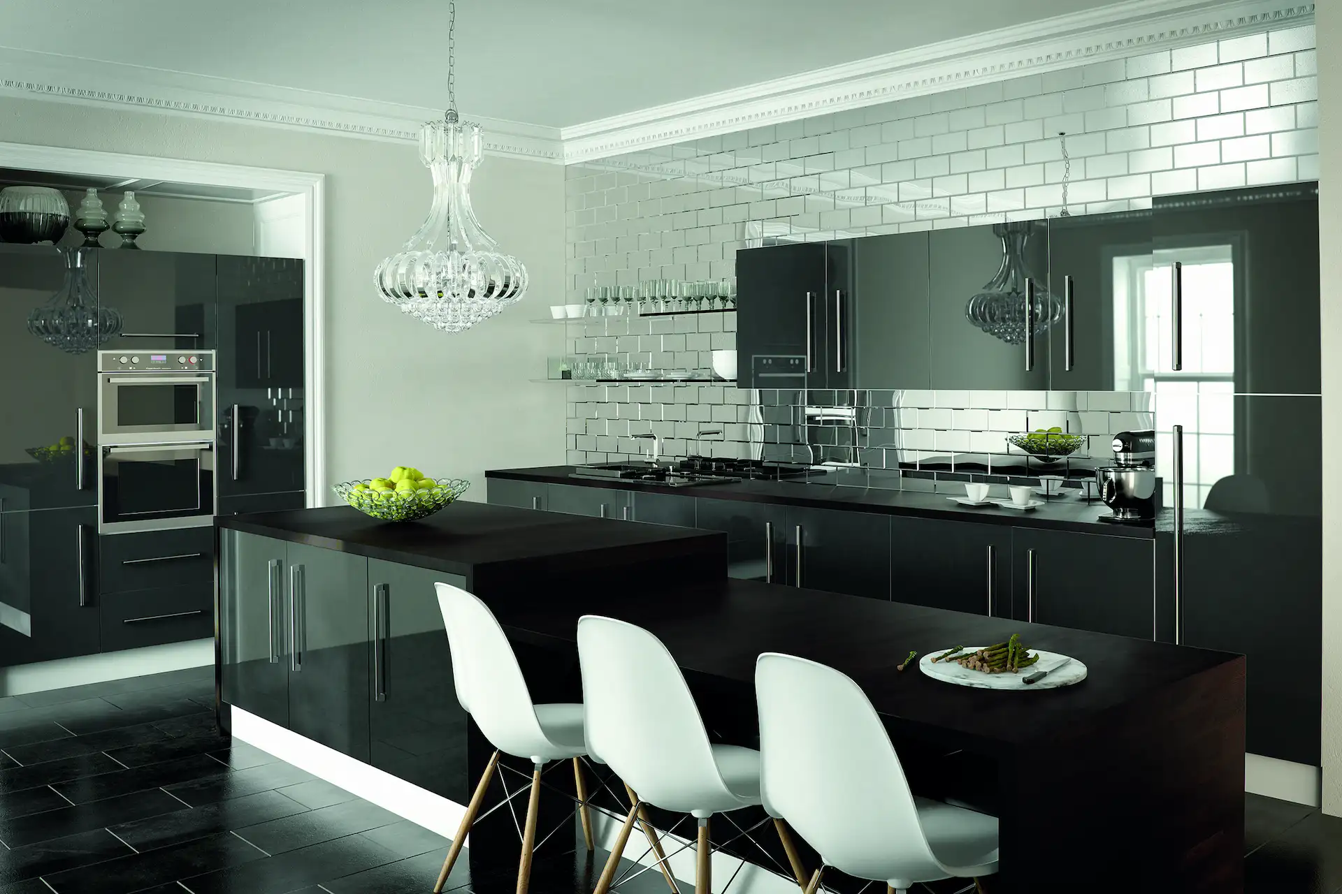 kitchen-door-zur-gloss-metallic-anthracite-main-1 Zur kitchen in Gloss Metallic Anthracite, fitted room view