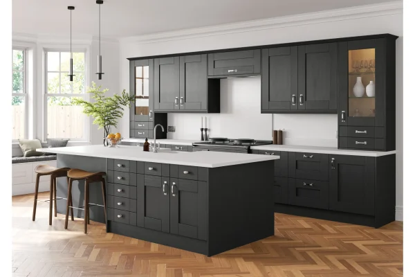 Cartmel kitchen in Anthracite, fitted room view