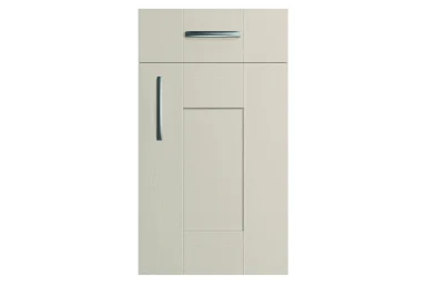 Cartmel replacement kitchen door and drawer front in Cashmere (alternative view)