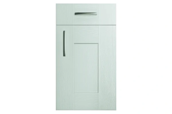 Cartmel replacement kitchen door and drawer front in Light Grey (alternative view)