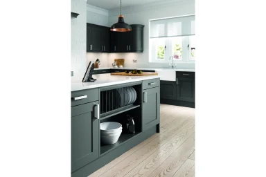 Oxford kitchen in Anthracite, fitted room view (alternative view)