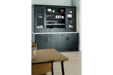 Oxford kitchen in Anthracite, fitted room view (alternative view)
