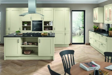 Oxford kitchen in Ivory, fitted room view