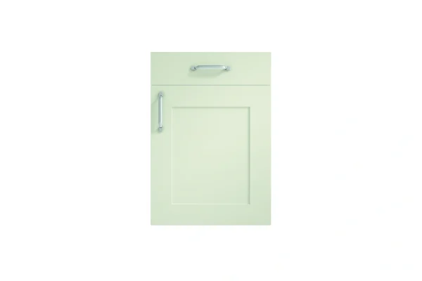 Oxford replacement kitchen door and drawer front in Ivory (alternative view)