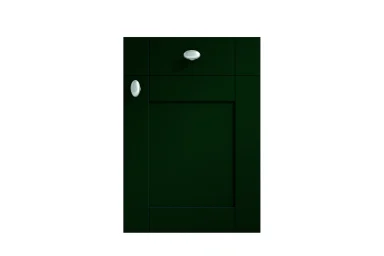 Cambridge replacement kitchen door and drawer front in Fire Green
