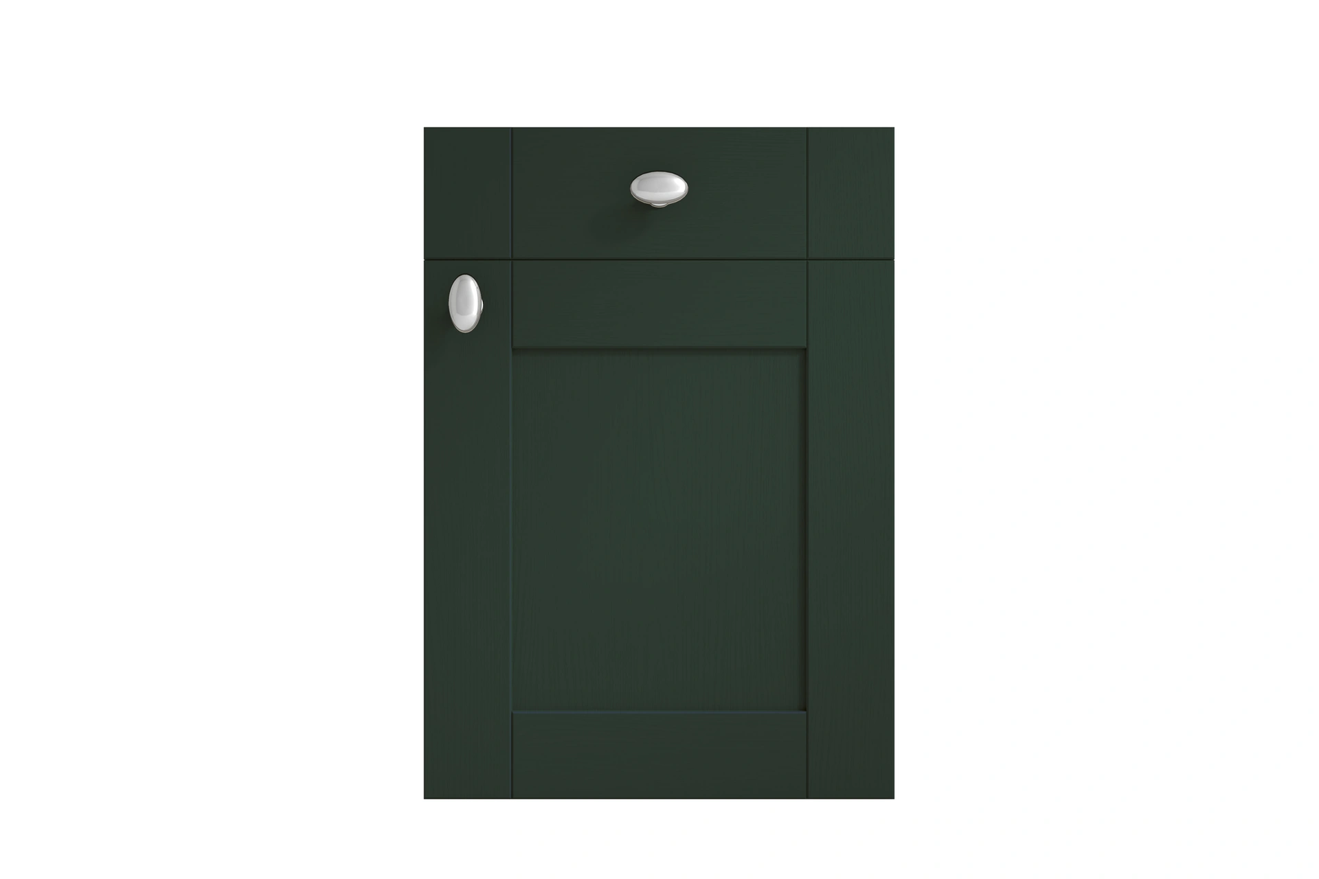 kitchen-door-cambridge-fire-green-p-2 Cambridge replacement kitchen door and drawer front in Fire Green (alternative view)