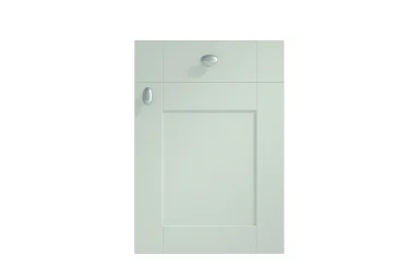 Cambridge replacement kitchen door and drawer front in Light Grey (alternative view)