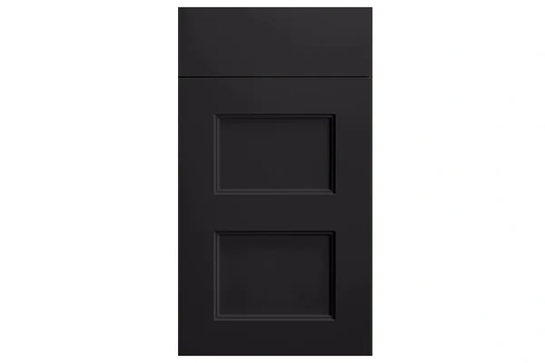 Aldridge replacement kitchen door and drawer front in Matt Black