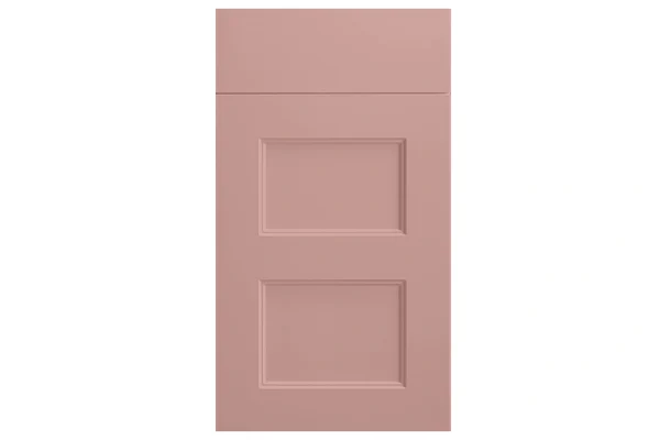 Aldridge replacement kitchen door and drawer front in Matt Blush Pink
