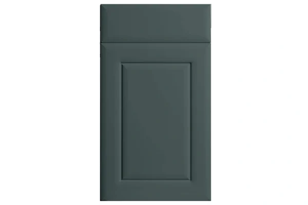 Ashford replacement kitchen door and drawer front in Matt Kombu Green