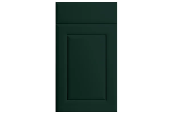 Ashford replacement kitchen door and drawer front in Supermatt Fir Green 1