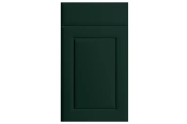 Ashford replacement kitchen door and drawer front in Supermatt Fir Green 2