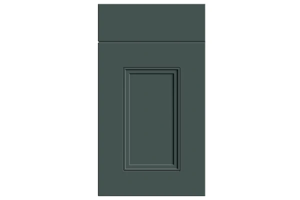 Buxton replacement kitchen door and drawer front in Matt Kombu Green