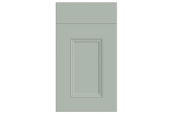 Buxton replacement kitchen door and drawer front in Matt Pistachio Green 1