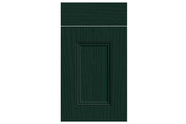 Buxton replacement kitchen door and drawer front in Paint Flow Matt Fir Green 1