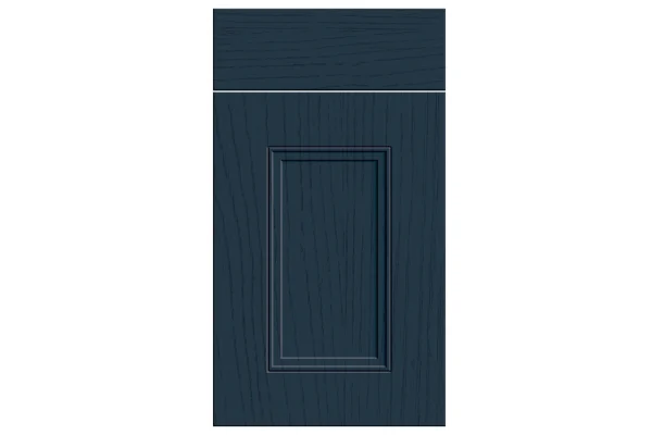 Buxton replacement kitchen door and drawer front in Paint Flow Matt Indigo Blue 1