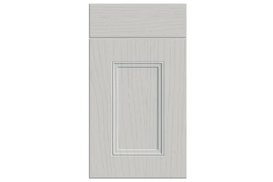 Buxton replacement kitchen door and drawer front in Paint Flow Matt Light Grey 1