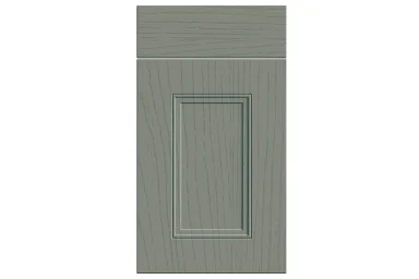Buxton replacement kitchen door and drawer front in Paint Flow Matt Sage Green 2