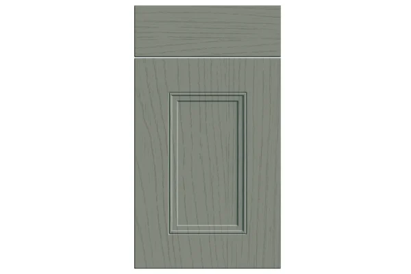 Buxton replacement kitchen door and drawer front in Paint Flow Matt Sage Green 2