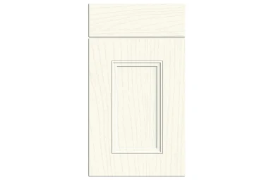 Buxton replacement kitchen door and drawer front in Paint Flow Matt White 1