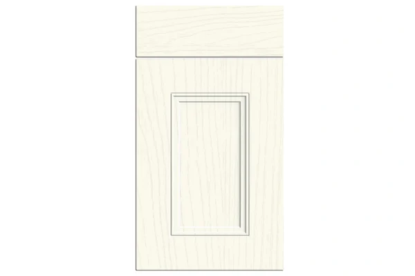 Buxton replacement kitchen door and drawer front in Paint Flow Matt White 2