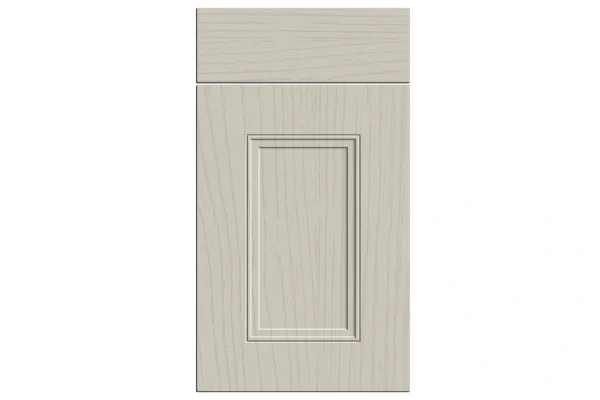Buxton replacement kitchen door and drawer front in Paint Flow Matt Cashmere