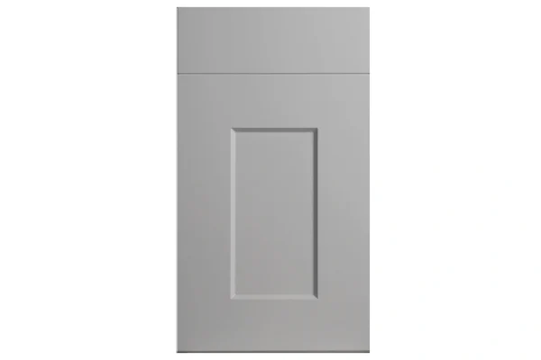 Cambridge replacement kitchen door and drawer front in High Gloss Light Grey