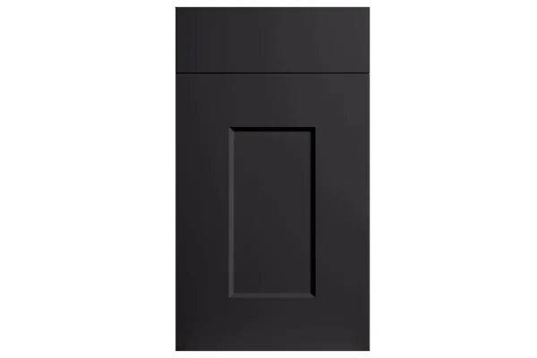 Cambridge replacement kitchen door and drawer front in Matt Black