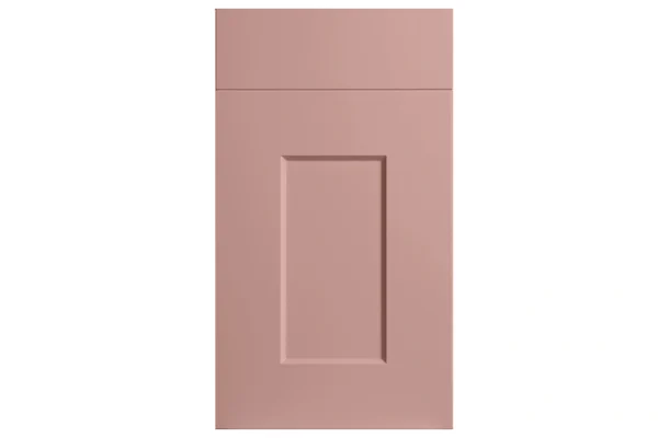 Cambridge replacement kitchen door and drawer front in Matt Blush Pink