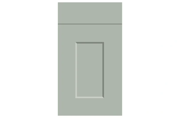 Cambridge replacement kitchen door and drawer front in Matt Pistachio Green 1