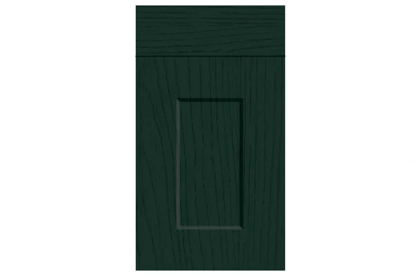Cambridge replacement kitchen door and drawer front in Paint Flow Matt Fir Green 1