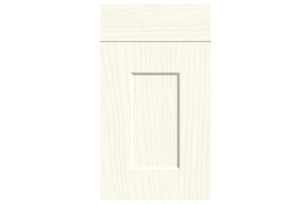 Cambridge replacement kitchen door and drawer front in Paint Flow Matt White 1