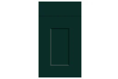 Cambridge replacement kitchen door and drawer front in Supermatt Fir Green 1