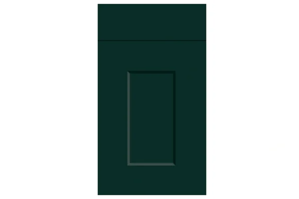 Cambridge replacement kitchen door and drawer front in Supermatt Fir Green 1