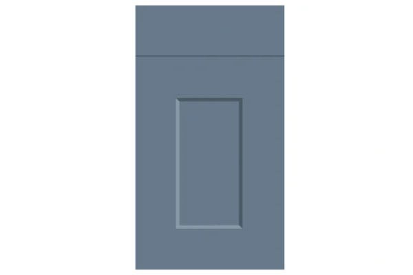 Cambridge replacement kitchen door and drawer front in Supermatt Misty Blue