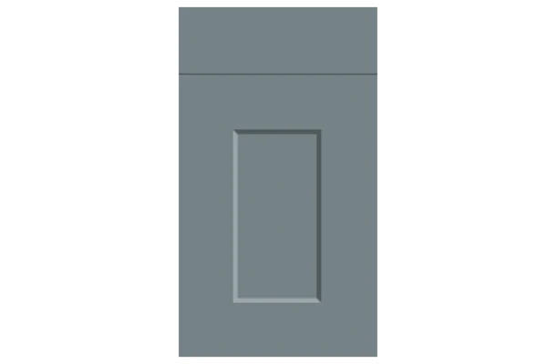 Cambridge replacement kitchen door and drawer front in Supermatt Mood Grey 1