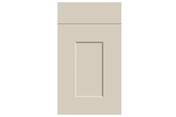 Cambridge replacement kitchen door and drawer front in Supermatt Taupe Grey 1