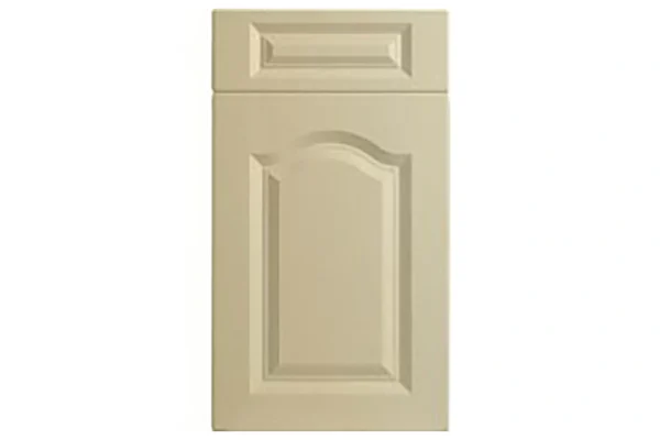Canterbury replacement kitchen door and drawer front in High Gloss Cream